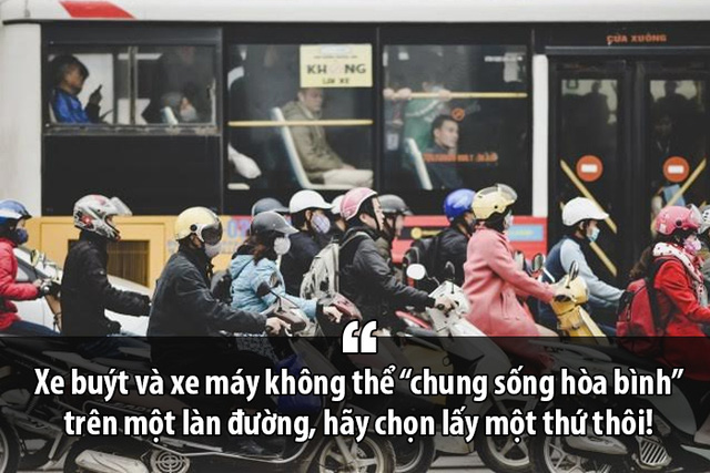 Tiến sĩ Lương Hoài Nam: Xe buýt và xe máy không thể chung sống hòa bình trên một làn đường, hãy chọn một thứ thôi! - Ảnh 3.