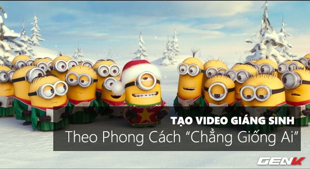 Tạo video Giáng Sinh theo phong cách “chẳng giống ai” - Ảnh 1.