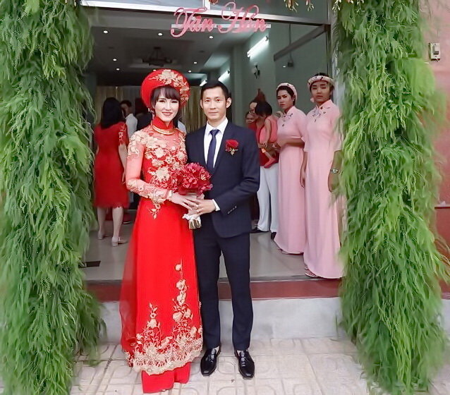 Ngắm cô dâu xinh đẹp của tay vợt Nguyễn Tiến Minh - Ảnh 3.