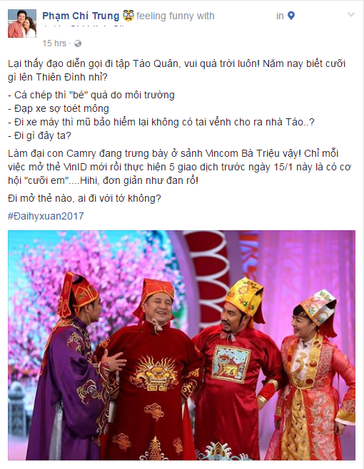 Hậu trường Táo Quân 2017: \