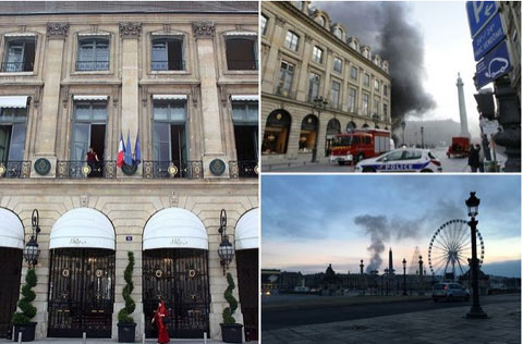 Cháy lớn ở khách sạn giữa lòng Paris - Ảnh 2.