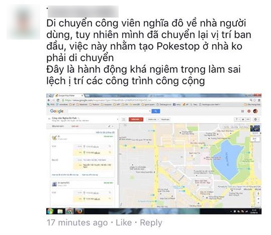 Người chơi Pokemon GO Việt Nam phá hoại dữ liệu Google Maps - Ảnh 2.
