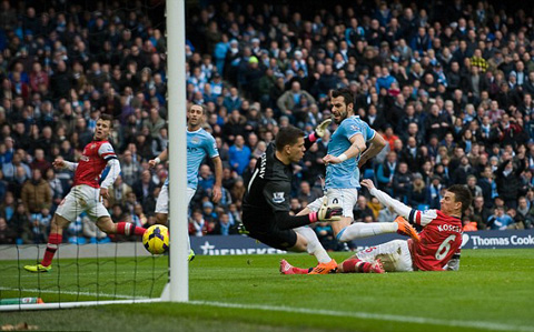 Trận cầu kinh điển Man City 6-3 Arsenal: Chủ nh&agrave; đ&aacute;nh tennis ở Etihad - Ảnh 5.