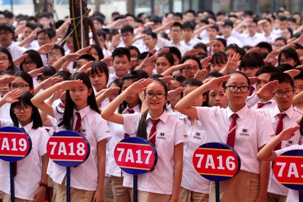 Lễ khai giảng x&uacute;c động tại ng&ocirc;i trường hiện đại bậc nhất thủ đ&ocirc; - Ảnh 4.