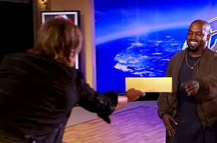 Kim siêu vòng 3 hộ tống chồng Kanye West đi thi American Idol - Ảnh 7.