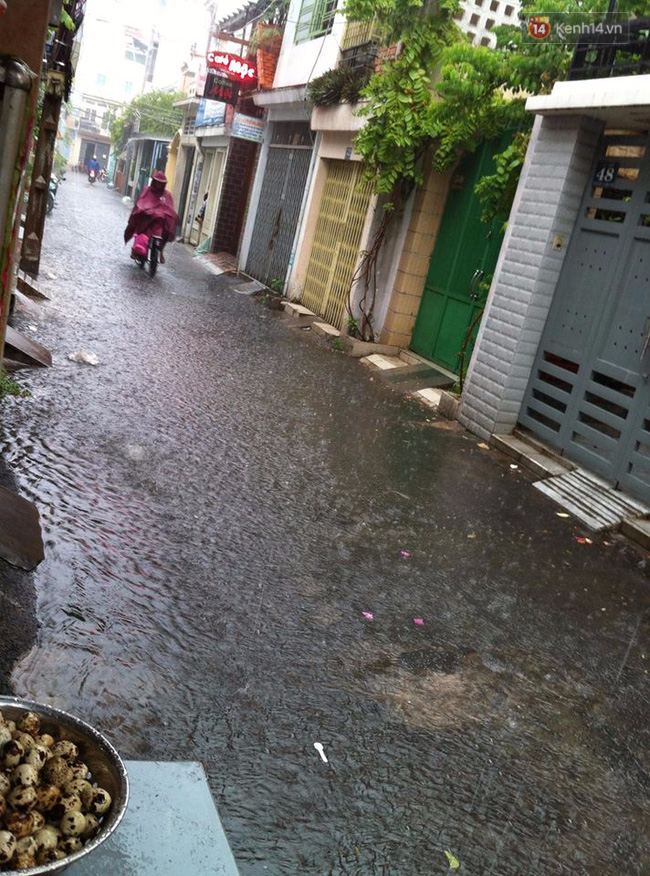 Sài Gòn bất ngờ xu&acirc;́t hi&ecirc;̣n mưa lớn tr&ecirc;n di&ecirc;̣n r&ocirc;̣ng kèm theo s&acirc;́m chớp - Ảnh 2.