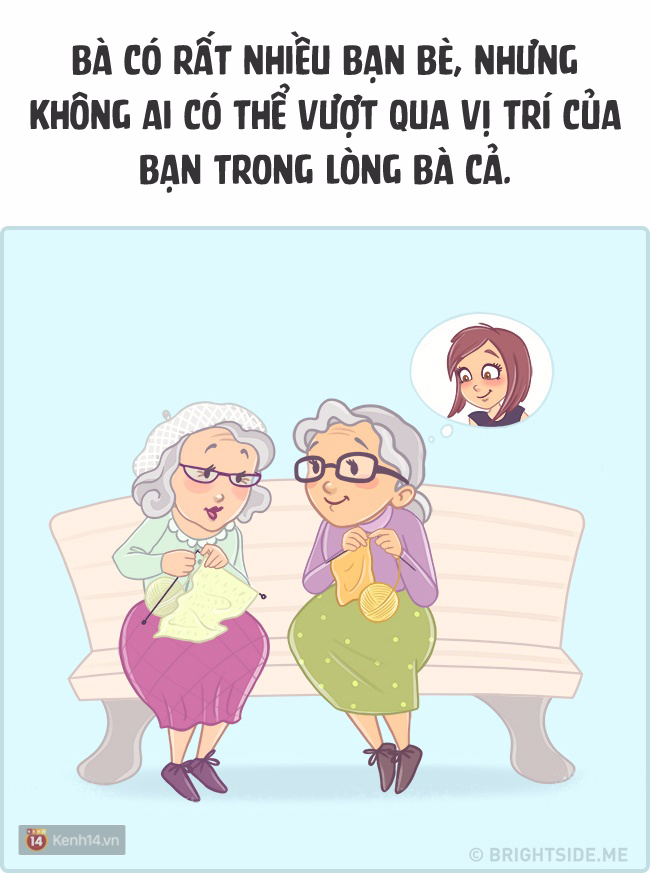 Bộ tranh: Hạnh phúc lắm, cảm giác khi có bà ở bên cạnh! - Ảnh 11.