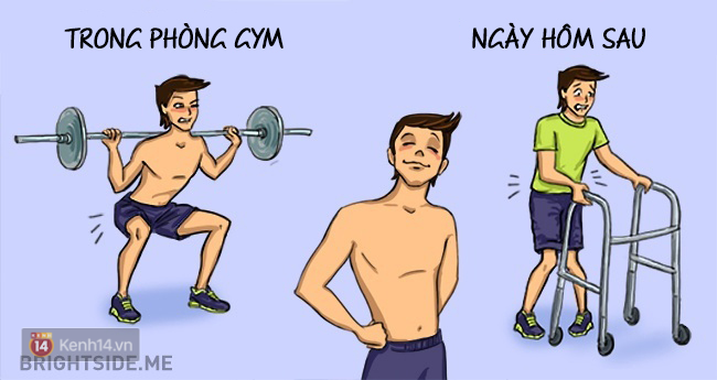 Bộ tranh: Ngày đầu tiên tập gym đúng là một trận chiến! - Ảnh 5.