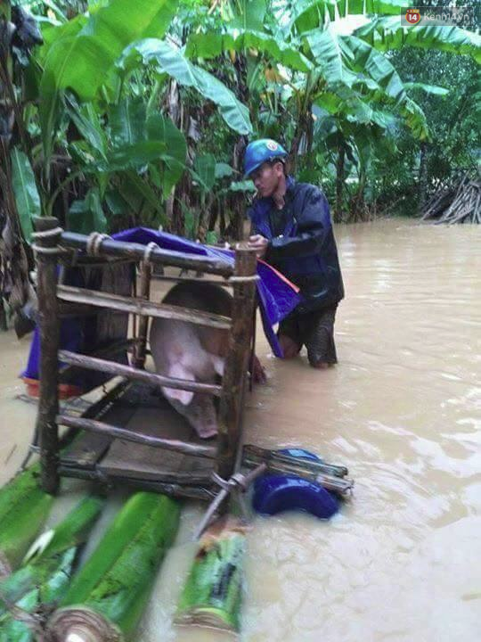 Đang mưa rất to ở Quảng Bình, nguy cơ lũ chồng lũ - Ảnh 4.
