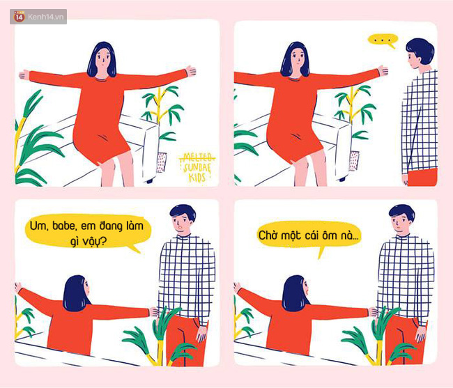 Bộ tranh: T&igrave;nh y&ecirc;u l&agrave; những điều be b&eacute; xinh xinh, nhưng lại ngọt ng&agrave;o v&ocirc; tận... - Ảnh 4.