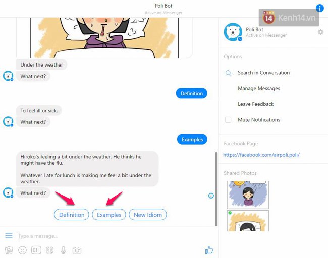 Học tiếng Anh dễ như ăn kẹo ngay trên Facebook Messenger, bạn phải thử ngay - Ảnh 6.