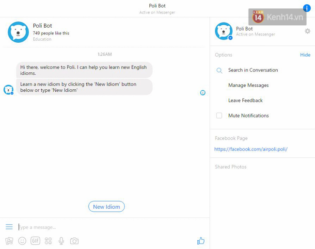 Học tiếng Anh dễ như ăn kẹo ngay trên Facebook Messenger, bạn phải thử ngay - Ảnh 4.