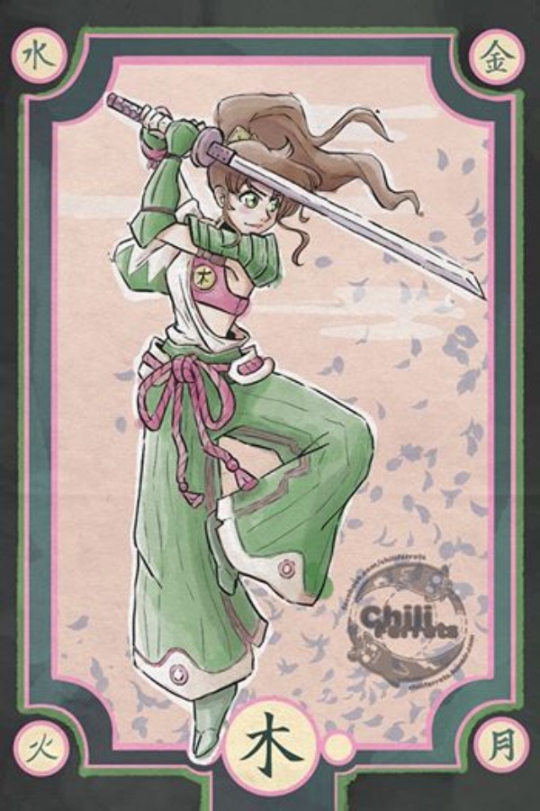 Khi c&aacute;c n&agrave;ng Thủy thủ Mặt trăng diện trang phục Samurai truyền thống - Ảnh 2.
