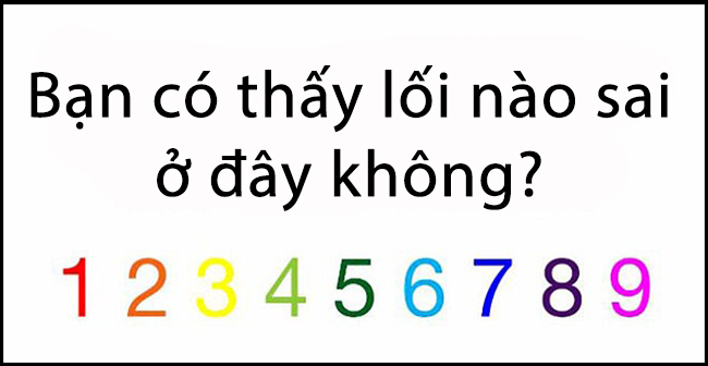 Các thánh bắt lỗi bơi vào đây tìm điểm sai trong dòng chữ số màu sắc đi - Ảnh 1.