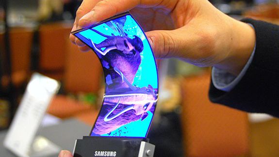 Samsung sắp ra điện thoại có màn hình uốn dẻo như giấy - Ảnh 2.