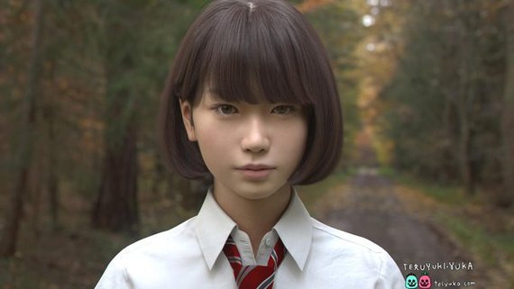 Nữ sinh Nhật trong truyền thuyết bước ra đời thực với diện mạo không thể ảo hơn - Ảnh 1.