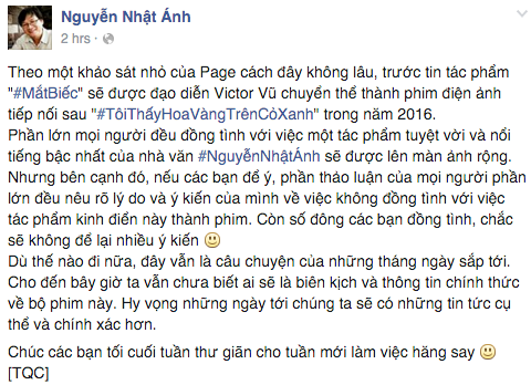 Victor Vũ sắp đưa Mắt Biếc của Nguyễn Nhật Ánh lên màn ảnh rộng - Ảnh 3.