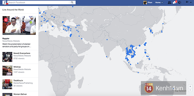 Facebook vừa tung tính năng bản đồ dành riêng cho Live Video - Ảnh 2.