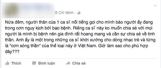 Ca sĩ Minh Thuận bị ung thư phổi, hiện đang tai biến, lúc mê lúc tỉnh - Ảnh 2.