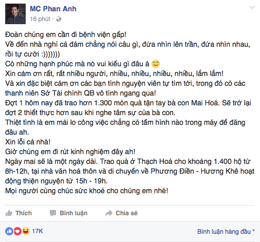 MC Phan Anh: Có những hạnh phúc mà nó cứ vui kiểu gì đâu á! - Ảnh 2.