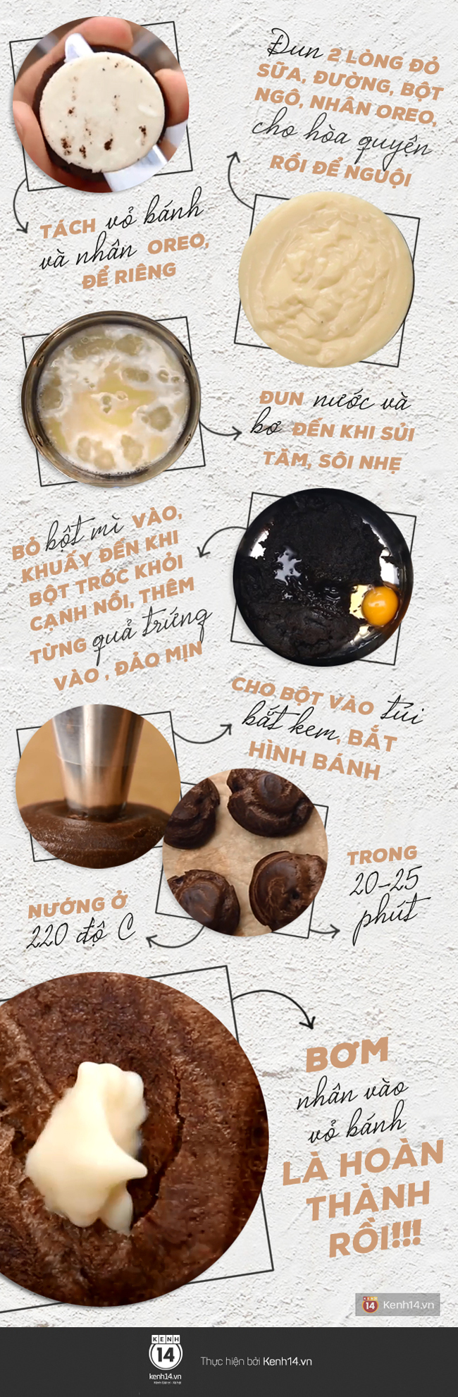 Bánh su nhân trứng sữa xưa rồi, thử làm su kem vị oreo vừa lạ vừa dễ thôi nào! - Ảnh 3.