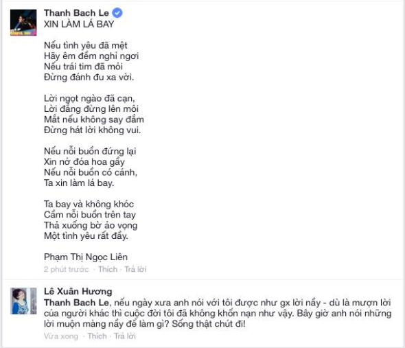 Xuân Hương lên tiếng đáp trả Thanh Bạch: Cảm ơn ông đã giải thoát cho tôi được làm người - Ảnh 1.