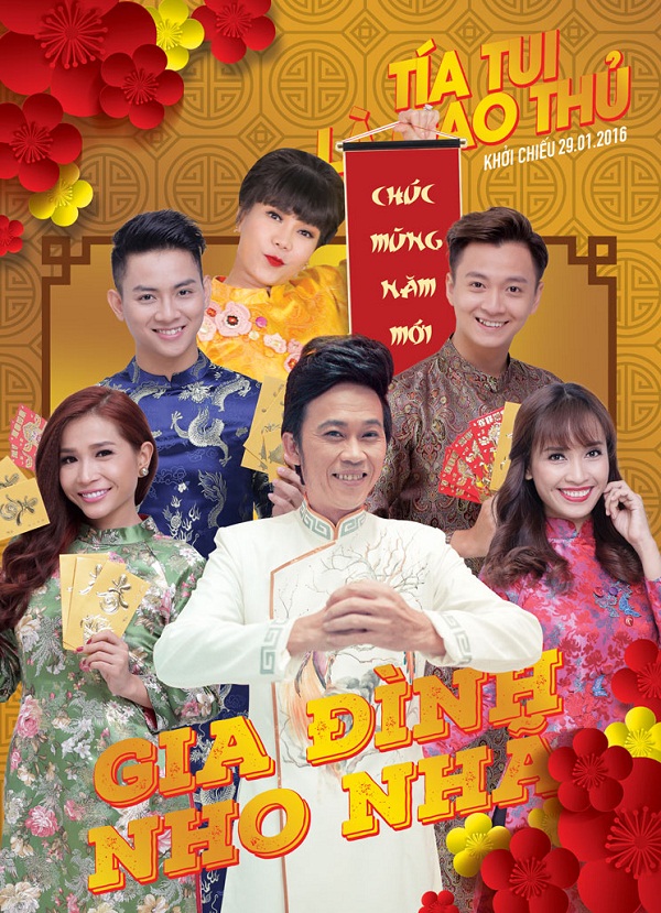 Ho&agrave;i Linh, Ho&agrave;i L&acirc;m c&ugrave;ng gia đ&igrave;nh &ldquo;m&aacute;i ngố&rdquo; chụp ảnh đ&oacute;n Tết - Ảnh 2.