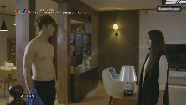 Junsu (Kang Tae Oh) v&agrave; Linh (Nh&atilde; Phương) su&yacute;t ch&uacute;t nữa đ&atilde; h&ocirc;n nhau! - Ảnh 2.