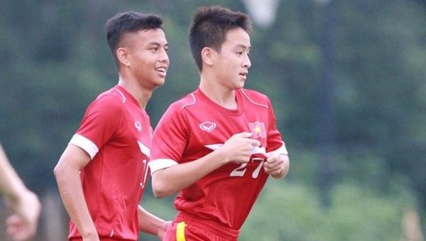 U16 Việt Nam hiên ngang vào bán kết giải Đông Nam Á sau chiến thắng đậm trước Singapore - Ảnh 2.