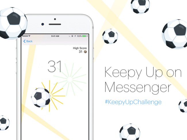 Ch&agrave;o đ&oacute;n Euro 2016 với game t&acirc;ng b&oacute;ng tr&ecirc;n Facebook Messenger - Ảnh 1.