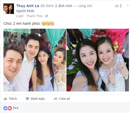 Lộ ảnh đ&aacute;m cưới bất ngờ của Đăng Nguy&ecirc;n (em trai Đăng Kh&ocirc;i) v&agrave; bạn g&aacute;i  - Ảnh 1.