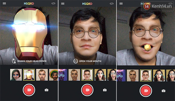 Cười rách mồm với ứng dụng selfie cực bá đạo MSQRD - Ảnh 3.