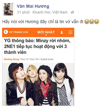 Cộng đồng mạng Việt tiếc nuối, mổ xẻ việc Minzy rời 2NE1 - Ảnh 7.