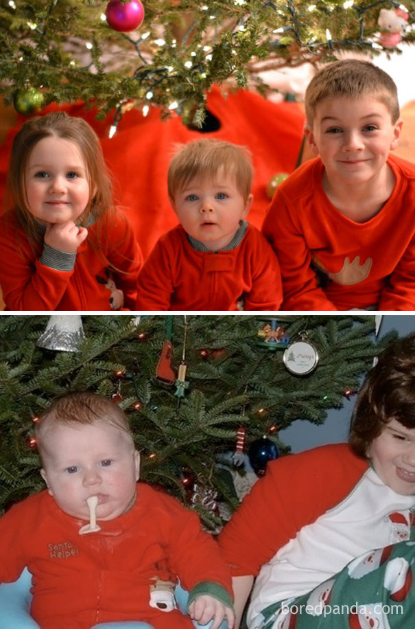 15 minh chứng cho thấy trẻ con cũng chẳng thích chụp ảnh Giáng Sinh gì cho cam - Ảnh 1.
