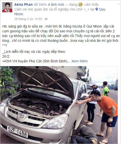Akira Phan bị va chạm tr&ecirc;n đường, người nh&agrave; nạn nh&acirc;n tố giả tạo - Ảnh 2.