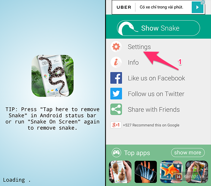 Hướng dẫn làm trò rắn bò ra ngoài màn hình đang xôn xao Facebook mấy ngày qua - Ảnh 2. Hướng dẫn làm trò rắn bò ra ngoài màn hình đang xôn xao Facebook mấy ngày qua - Ảnh 2.
