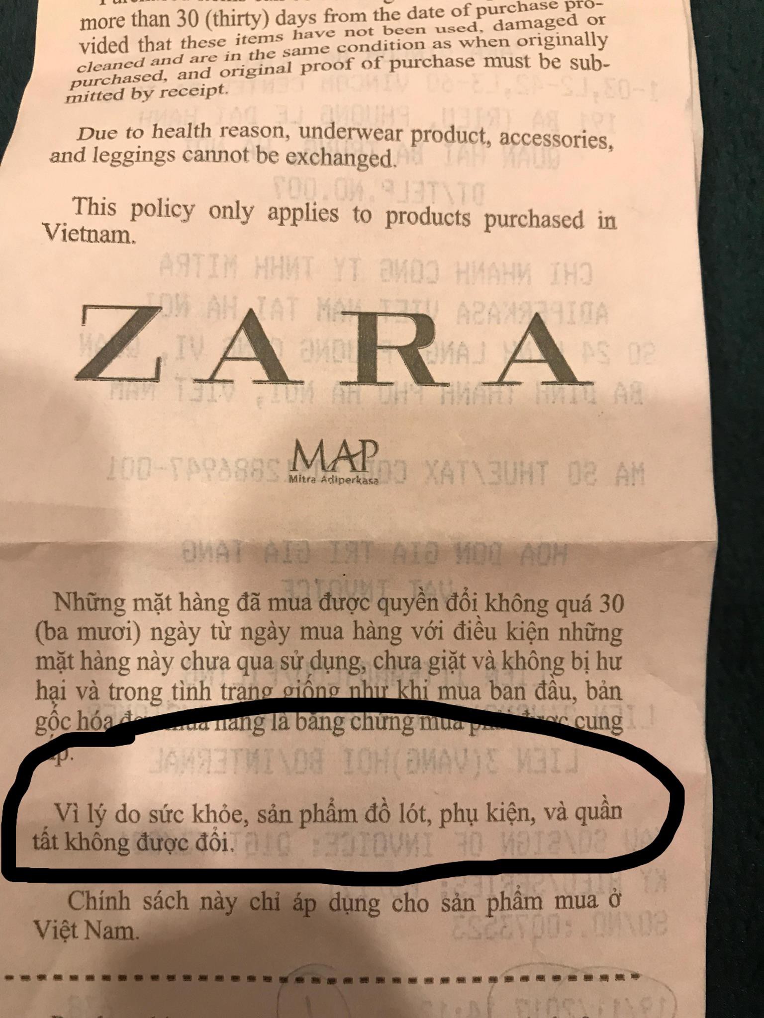 Viết status kiện Zara Hà Nội lừa đảo vì không được đổi legging giá 999.000, vị khách nữ lại bị cư dân mạng “ném đá” ngược - Ảnh 5. Viết status kiện Zara Hà Nội lừa đảo vì không được đổi legging giá 999.000, vị khách nữ lại bị cư dân mạng “ném đá” ngược - Ảnh 5.