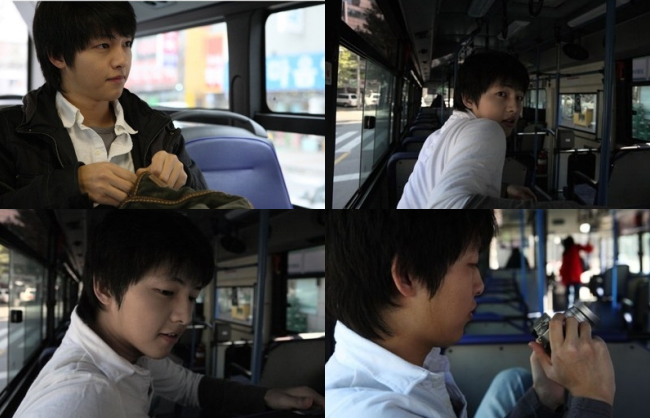 Có ai như Song Joong Ki: Thời sinh viên toàn bị chụp lén và hình nào cũng giống bìa tạp chí - Ảnh 1.