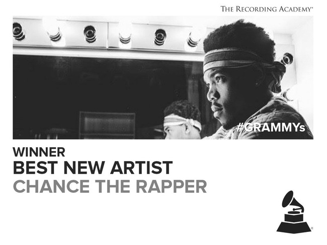 Grammy 2017: Chance The Rapper đạt giải nghệ sĩ mới xuất sắc nhất - Ảnh 3.