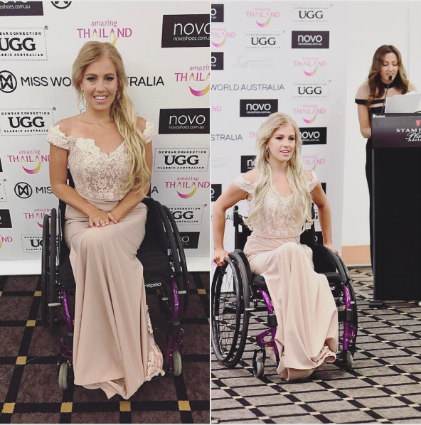 Lần đầu tiên có thí sinh khuyết tật tại cuộc thi Hoa hậu Úc - Ảnh 2.