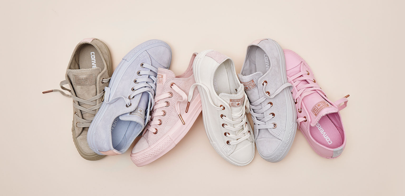 Bộ sưu tập giày Converse màu pastel cực yêu cho bạn gái