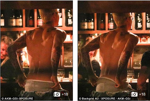 Justin Bieber bất ngờ thoát y giữa bar, khiến cô pha rượu không thể rời mắt - Ảnh 5.