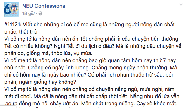 Viết cho những ai có bố mẹ cũng là những người nông dân chất phác... - Ảnh 1.