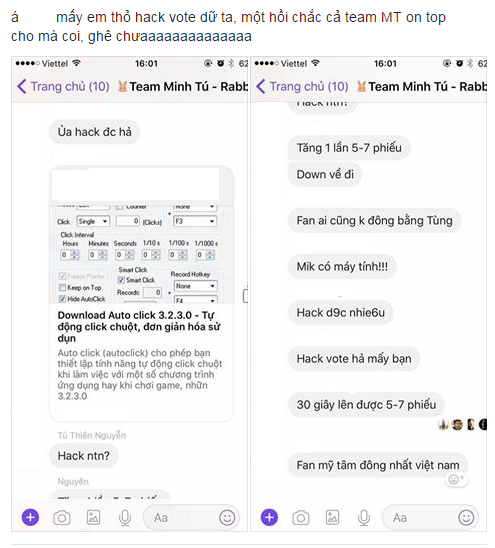 Minh T&uacute; n&oacute;i g&igrave; khi fan lộ đoạn chat rủ nhau hack vote The Face? - Ảnh 2.