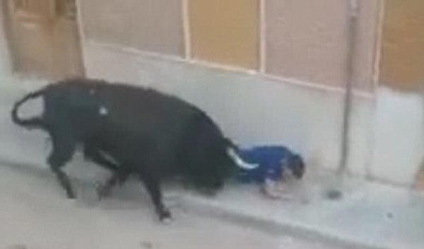 Chọc giận b&ograve; t&oacute;t, người đ&agrave;n &ocirc;ng bị h&uacute;c chết trong lễ hội truyền thống - Ảnh 2.