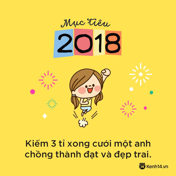 2018 rồi, nhất định phải cưa đổ crush, giảm cân thành công và chăm chỉ kiếm tiền! - Ảnh 1.