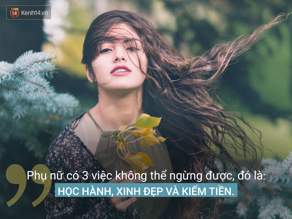 LÃ  con gÃ¡i, ra ÄÆ°á»ng pháº£i Än máº·c nhÆ° cÃ´ng chÃºa, lÃ m viá»c thÃ¬ hÃ£y giá»ng ÄÃ n Ã´ng vÃ  sá»ng nhÆ° má»t ná»¯ tháº§n - áº¢nh 1.