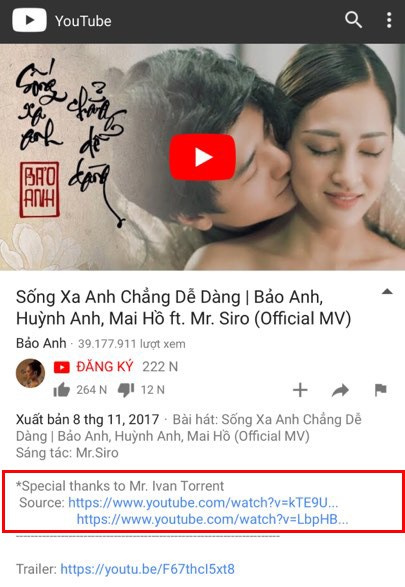 MV 40 triệu view của Bảo Anh đứng trước nguy cơ bị gỡ bỏ khỏi Youtube hoặc phải trả tác quyền 10.000 Euro - Ảnh 3.