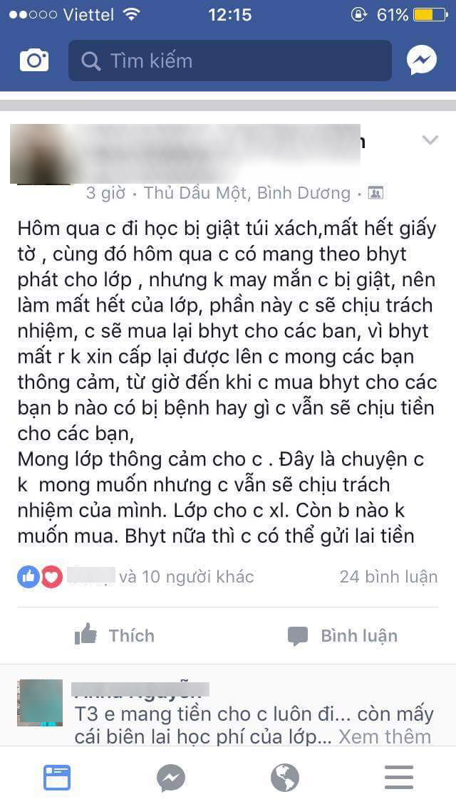 Lợi dụng chức lớp trưởng, nữ sinh vi&ecirc;n khoa sư phạm lấy hơn 92 triệu đồng tiền quỹ lớp - Ảnh 3.