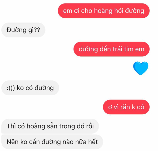 Trào lưu nhắn tin hot nhất Facebook hôm nay: Cho em hỏi đường nào đến trái tim anh? - Ảnh 5.